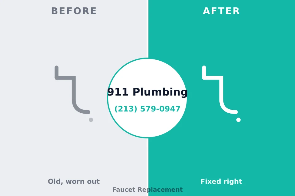 Before and after: plumbing repair Woodlawn, VA